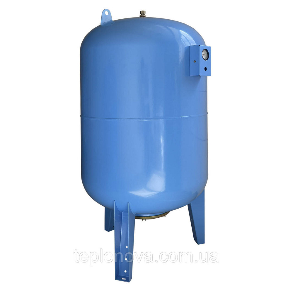 Гідроакумулятор 300 л VOLKS pumpe 10 bar вертикальний (з манометром) Чернівці - фото 3