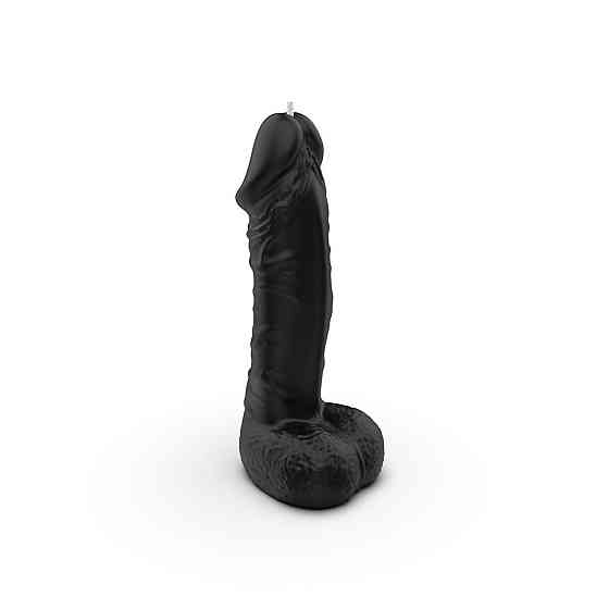 Свеча в виде члена Pure Bliss MINI Black 15 см Sex Aura Киев