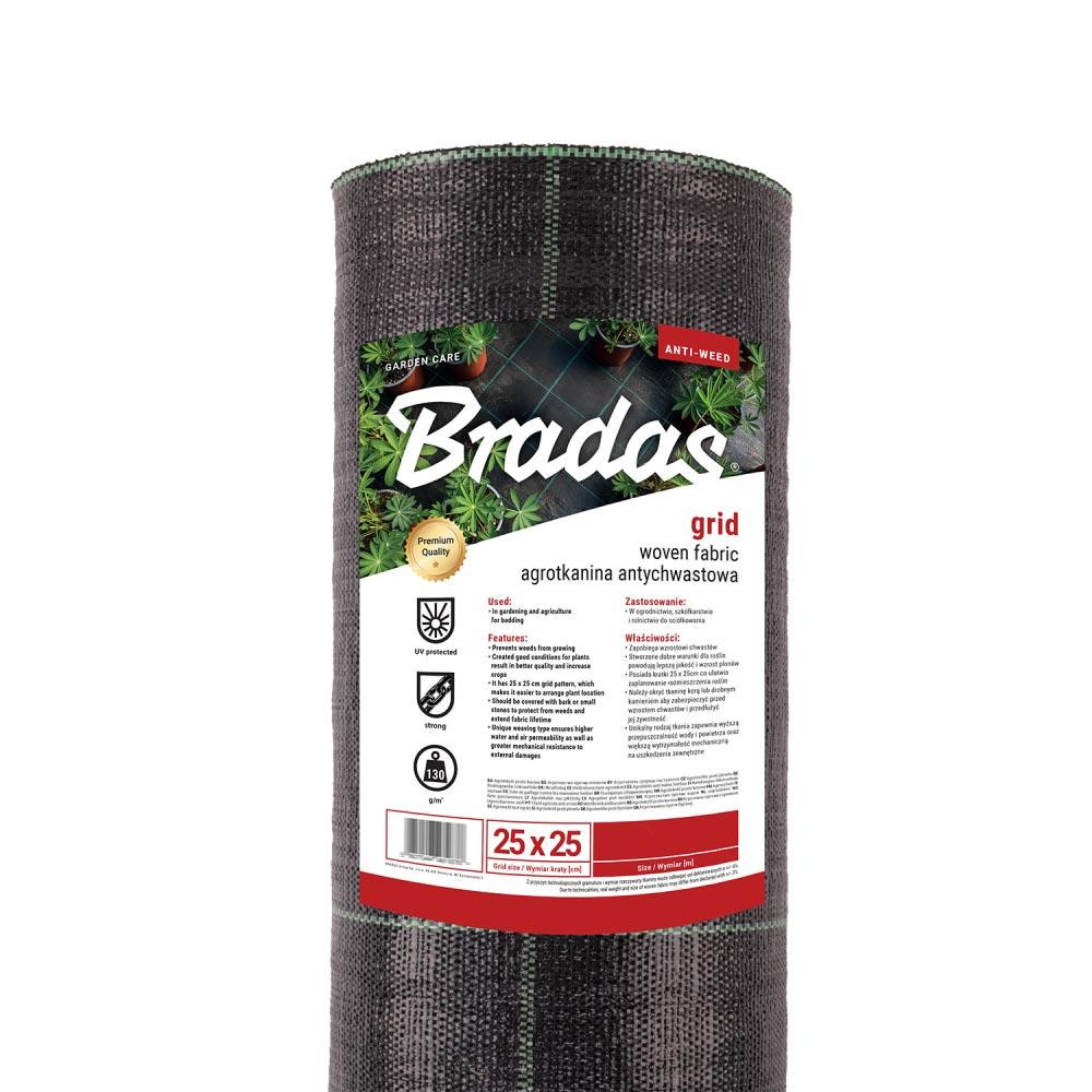 Агротканина проти бур'яну, GRID 25, BLACK, 130 гр/м², 0,8 x 50м, ATGDBK13008050 Київ - фото 4