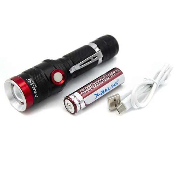 Ліхтар гарантія якості Bailong BL-736-T6, Ліхтарик світлодіодний для туриста, пошуковий ZH-772 ліхтар ручний Київ - фото 6