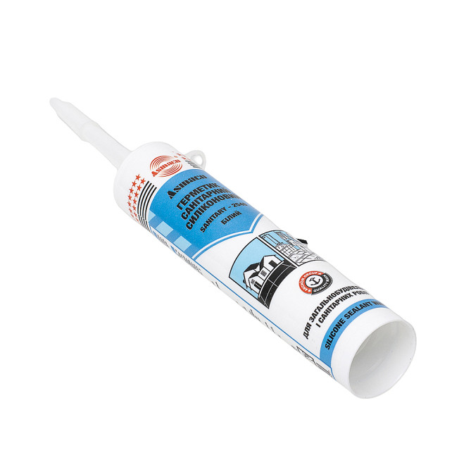 Asmaco Герметик силиконовый санитарный белый 280мл (310г) ОАЭ ASMACO (2732221) Коломыя - изображение 5