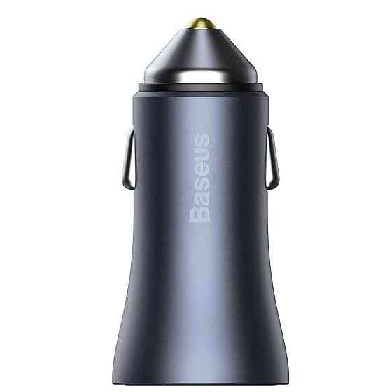 Автомобільний зарядний пристрій Baseus Golden Contactor Pro Dual Quick Charger Car Charger U+U 40W Ковель
