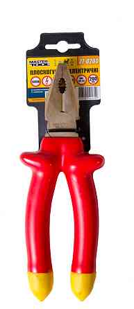MASTERTOOL Плоскогубці діелектричні MASTERTOOL 200 мм CrV6150/HRC 50~55 27-0200 Коломия
