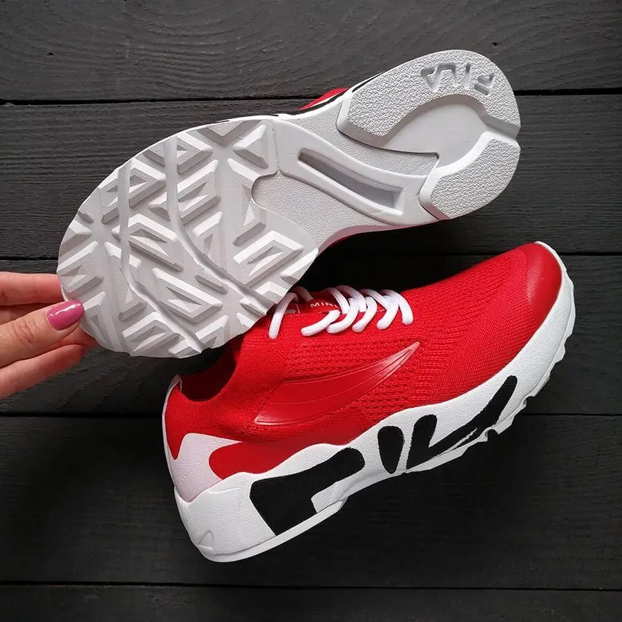 Кросівки FILA Червоні Жіночі Сіточка Філа Тканинні Легкі (розміри: 41,42,43) Дніпро - фото 4