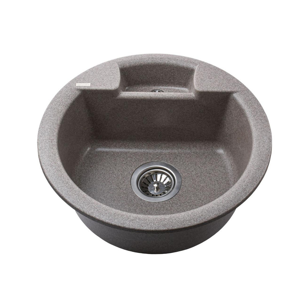 Гранітна мийка Globus Lux GURON мокко 480мм (000023486) Київ - фото 2