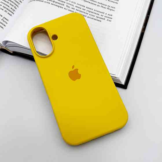 Чохол для смартфона Silicone Full Case AA Open Cam for Apple iPhone 16 33,Canary Yellow Киев