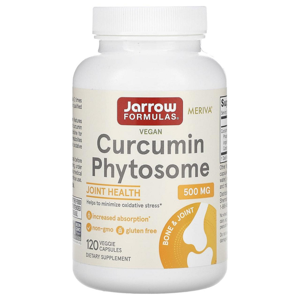 Фітосоми куркумина Jarrow Formulas Curcumin Phytosome 500 мг 120 капс Київ - фото 1