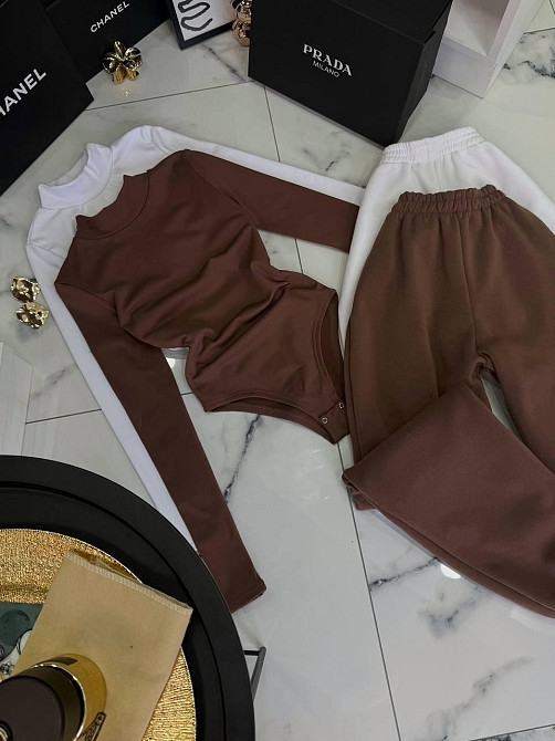 Жіночий базовий комплект з утепленням тринитка на флісі Моко, 46/48 Одеса - фото 4