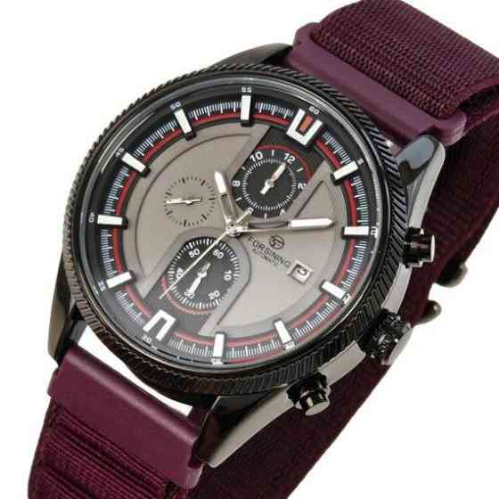 Годинник чоловічий механічний Forsining Tennesy Wine Red (2 ремінці) Київ