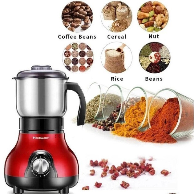 Ножова кавомолка для дому Domotec MS-1108 600 мл 250 Вт, Кавомолка подрібнювач спецій FB-34 Івано-Франківськ - фото 10