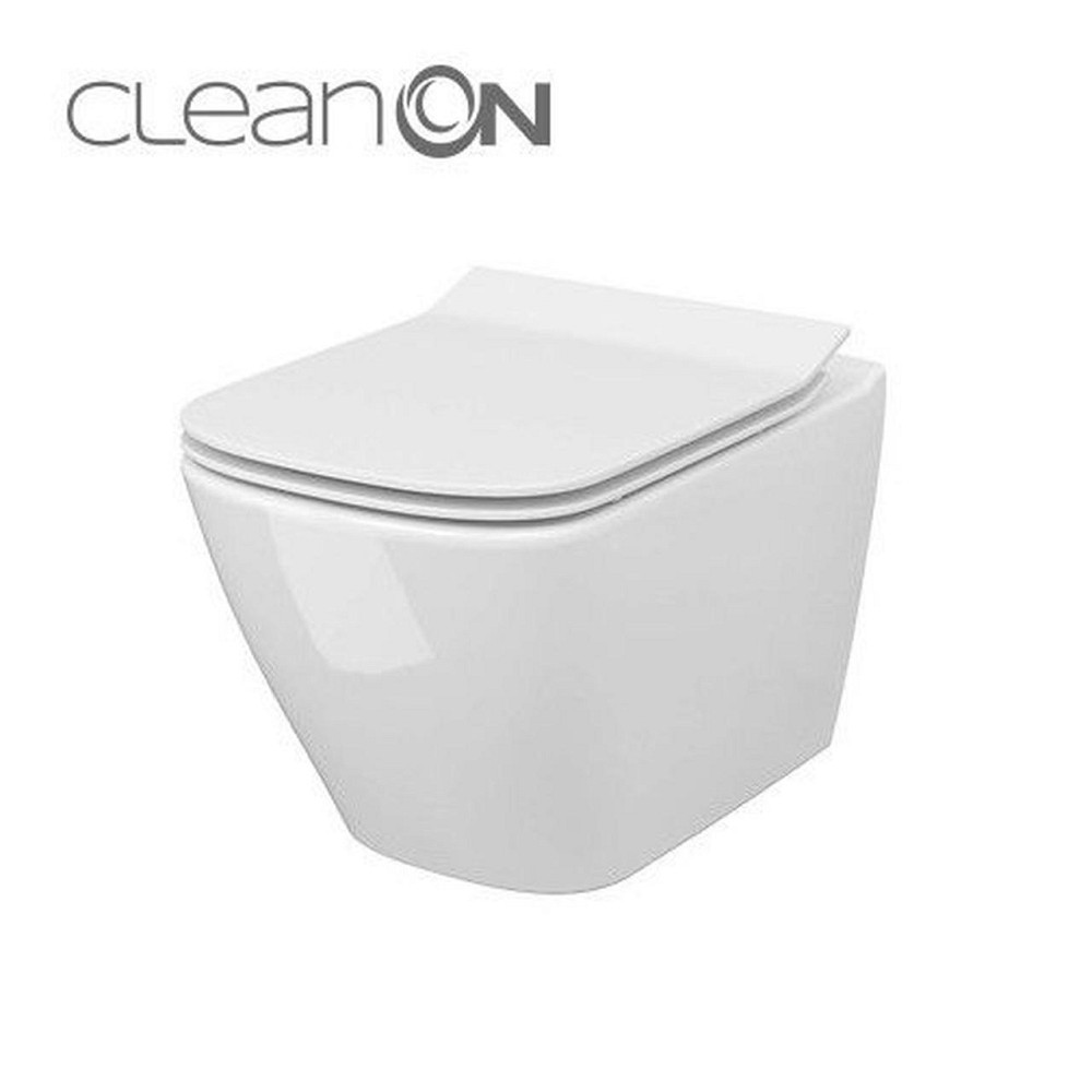 CET Cersanit В220 CITY SQUARE CLEAN ON подвесной з сиденьем дюропласт лифт (000021985) Киев - изображение 1