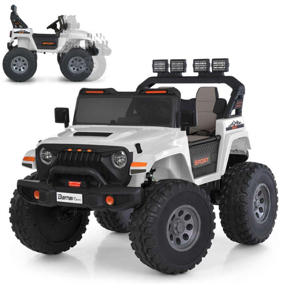 Дитячий електромобіль Джип M 6204EBLR-1(24V) до 60 кг Вінниця - фото 1