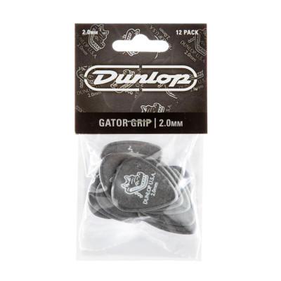 Медіатор Jim Dunlop Gator Grip Pick 2.0mm 12 шт. (417P2.0) Вінниця - фото 3
