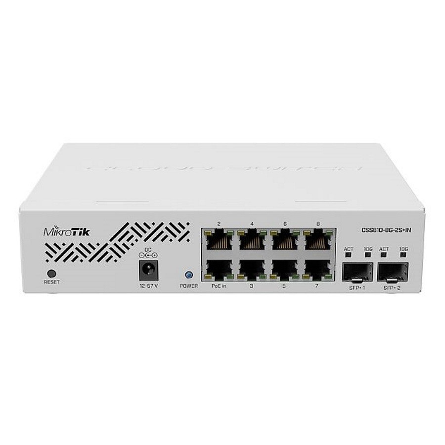 Комутатор MikroTik CSS610-8G-2S+IN (8x1G, 2xSFP+, SwOS) ( Так ) Харків - фото 1