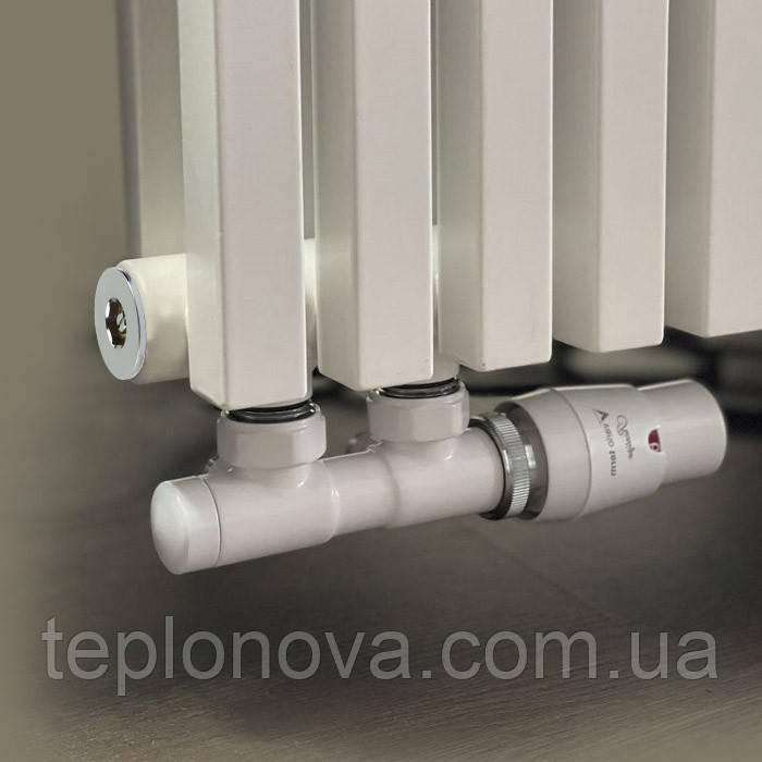 Комплект термостатичний Vario Term TWINS 50 мм, кутовий, правий, білий TSGS0206CFK/P Чернівці - фото 3