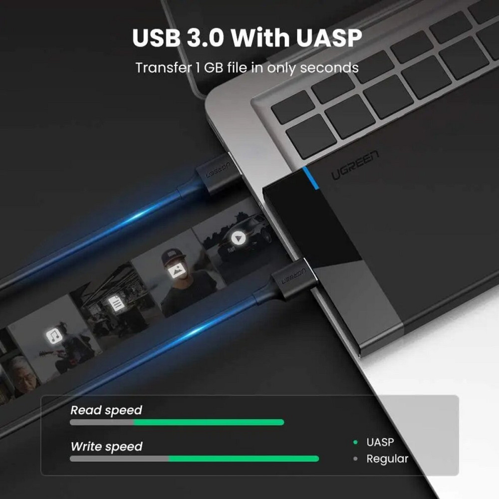 Зовнішня кишеня UGREEN US221 2.5 Inch Hard Drive Box (UGR-30848) Киев - изображение 2