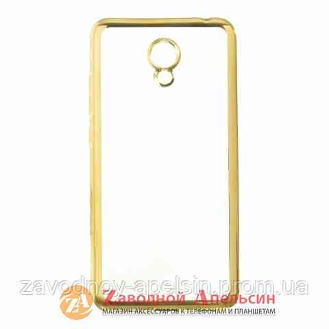 Meizu M6 чехол Electroplating golden Одесса