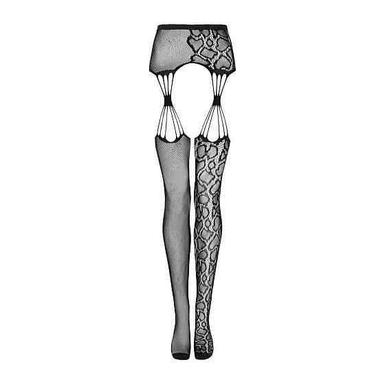 Еротичні колготки-бодістокінг Obsessive Garter stockings S821 S/M/L Sex Aura Київ