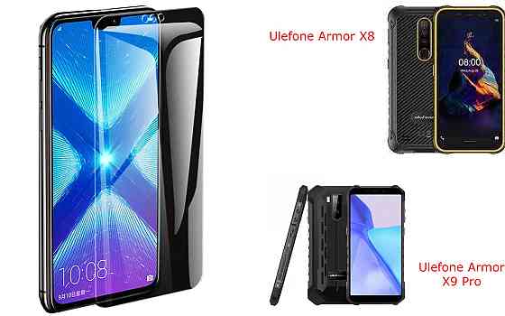 Захисне скло NeoGlass для Ulefone Armor X8, Armor X9 Pro – надпрозоре та стійке Київ