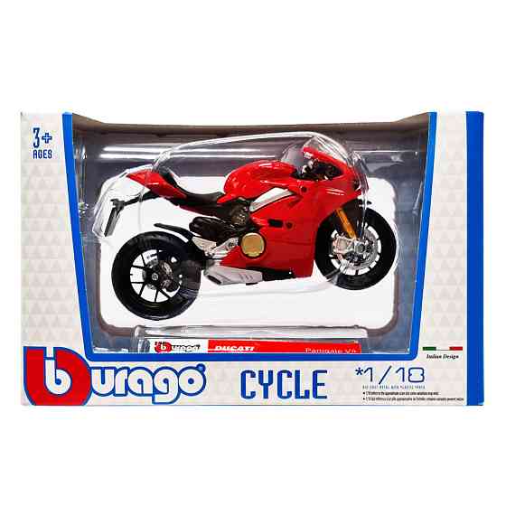 Дитяча модель Мотоцикла "DUCATI Panigale V4" Bburago 18-51030-5 масштаб 1:18 Вінниця
