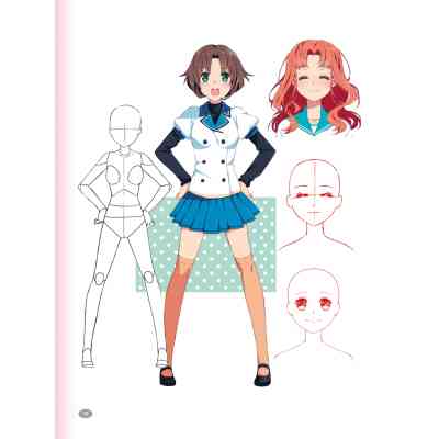 Книга Як малювати аніме. Вчимося малювати оригінальних персонажів за простими шаблонами - К. Гарт BookChef (9786175480403) Винница