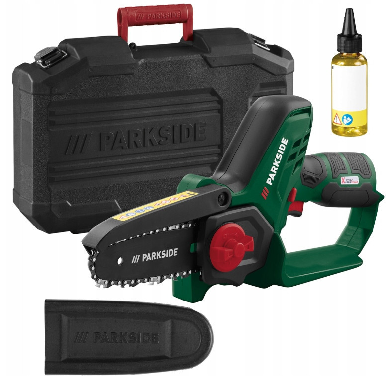 Акумуляторна пила ланцюгова для дерева в кейсі Parkside (PGHSA 12 C3) Без акумулятора! Нововолинськ - фото 1