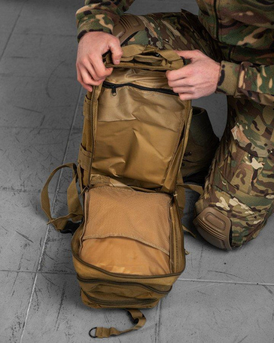 Штурмовий тактичний рюкзак 25 л indestructible кайот РГ6262 Одеса - фото 8