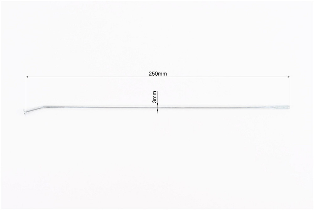 Loncin LX250GY-3 Спиця переднього колеса L=250мм, D=3мм Киев - изображение 2