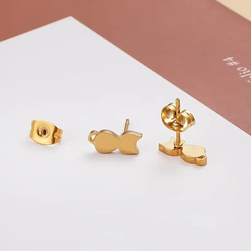 Серьги-гвоздики «Кошки» — набор 3 пары (нержавеющая сталь) Киев - изображение 9