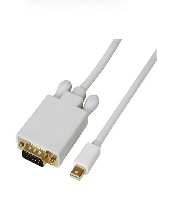 Кабель Mini DisplayPort M - VGA M 1.8м білий Винница - изображение 1
