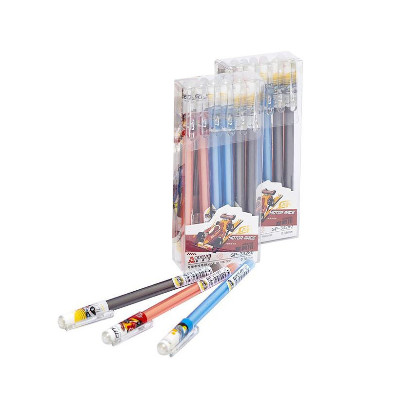 Ручка "пише-стирає" 34280 синя, упаковка 12 шт Вінниця - фото 1