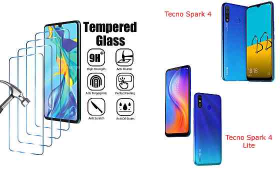 Захисне скло ArmorGlass для Tecno Spark 4 (KC2), Spark 4 Lite (BB4k) – стійке до подряпин та ударів Київ