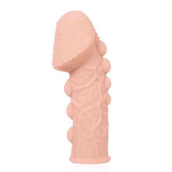Насадка на член Kokos Extreme Sleeve ES.09 розмір S, потовщувальна, стимулюючий рельєф Sex Aura Київ