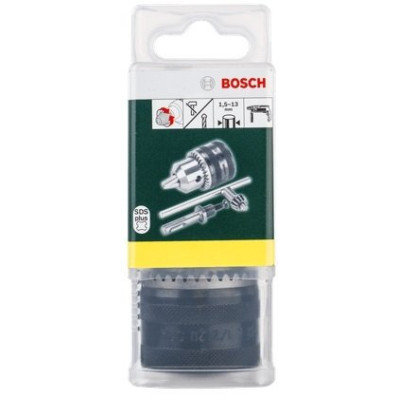 Патрон Bosch SDS-plus комплект патрон,перехідник,ключ, 1/2 RL, 13 мм (2.607.000.982) Вінниця - фото 2