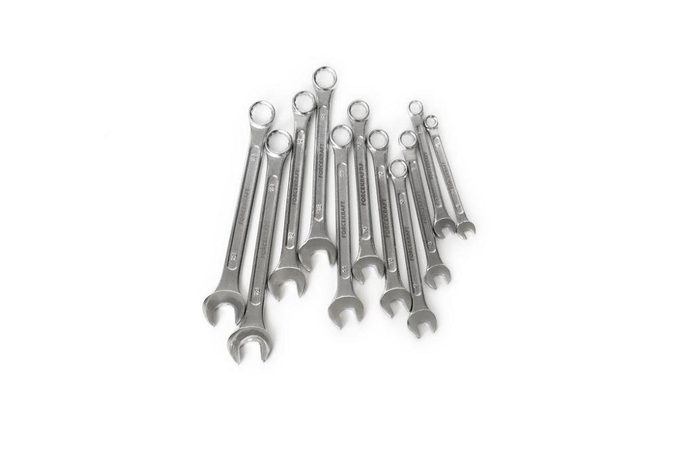 Набір ключів комбінованих 25пр. (6-19, 21, 22, 24, 27, 30, 32мм) в пластиковому утримувачі Одеса - фото 6