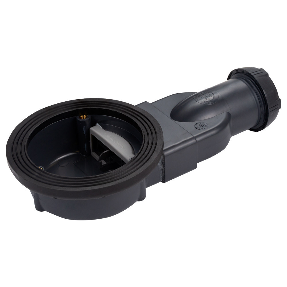 Сифон для душового піддона Slim Ø 90 мм з мембраною Ø 40/43 мм WIRQUIN (9544000) Київ - фото 2