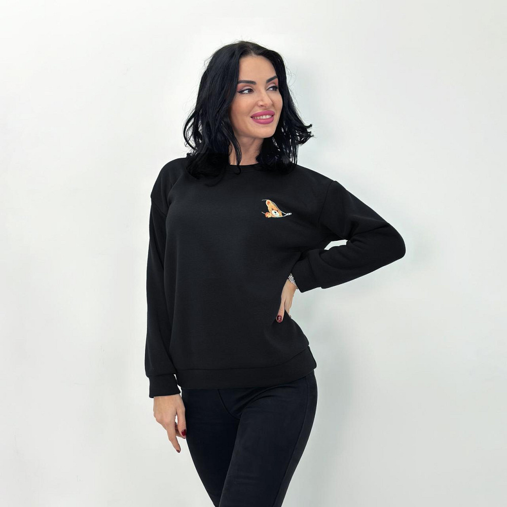 Жіночий світшот з принтом "Bear" оптом | Норма і батал Київ - фото 8