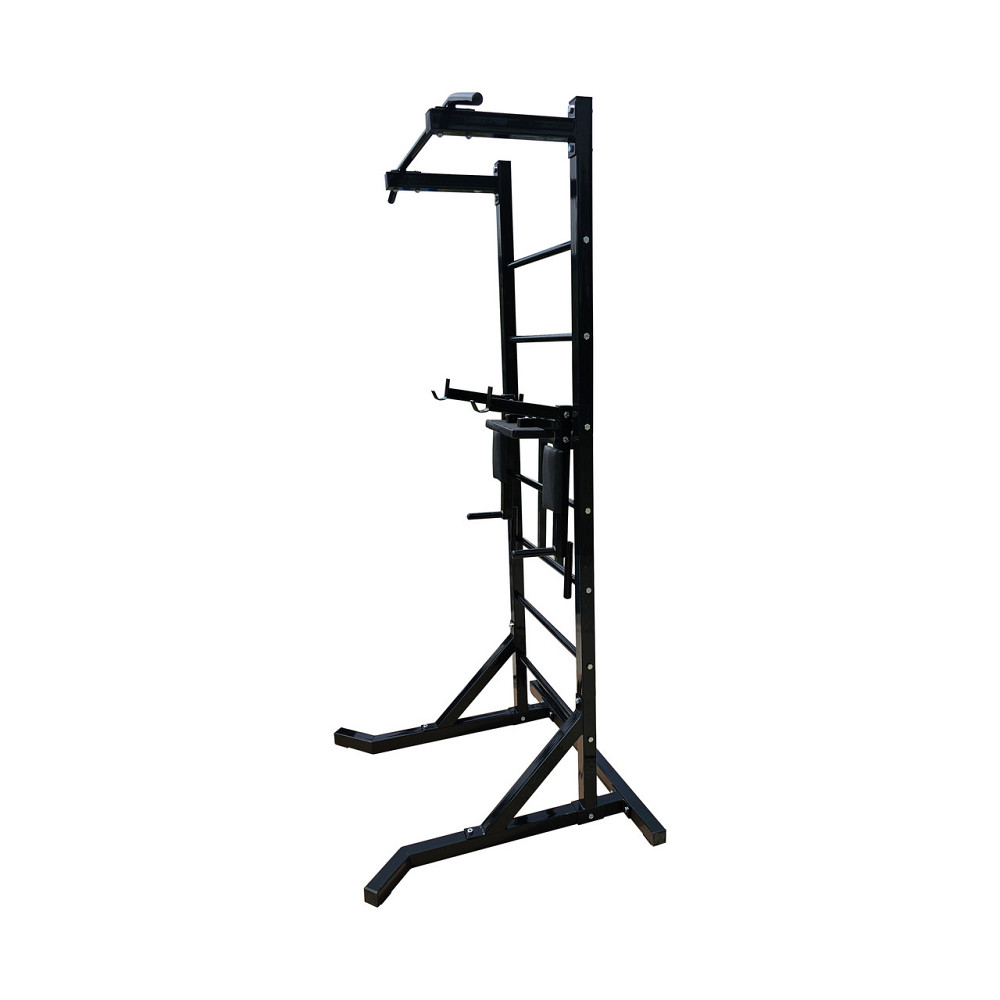 Турник + пресс + брусья напольная стойка 50х50 мм KZ-832 Черный Спортивные стенки и турники для дома разборная Киев - изображение 4