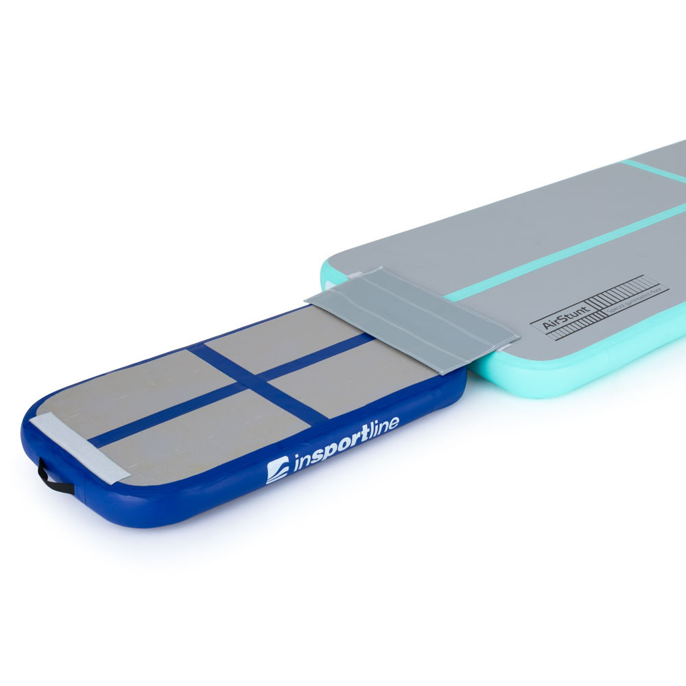 Килимок надувний inSPORTline Airplace 90x60 см, сіро-синій Київ - фото 8