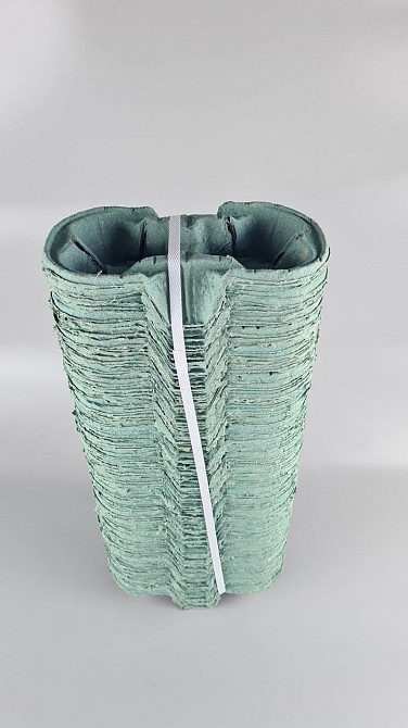 Держатель бумажный для 2-х (двух ) стаканов зеленый  (холдер) (100 шт) Харьков - изображение 2