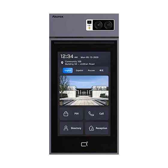 IP-відеопанель багатоабонентська 5Mp Akuvox S539 з екраном 10