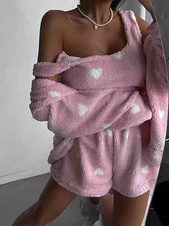 Жіноча тепла піжама, трійка Одеса