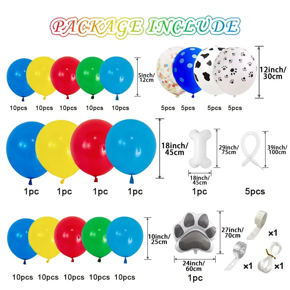 Набір повітряних кульок для вечірки «Щенячий патруль» Кам'янець-Подільський - фото 2