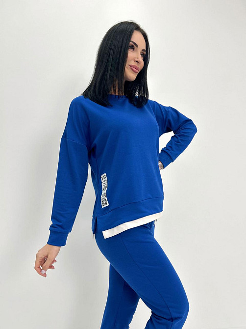 Трикотажний костюм-двійка "Spring" оптом | Норма | Розпродаж моделі Київ - фото 2