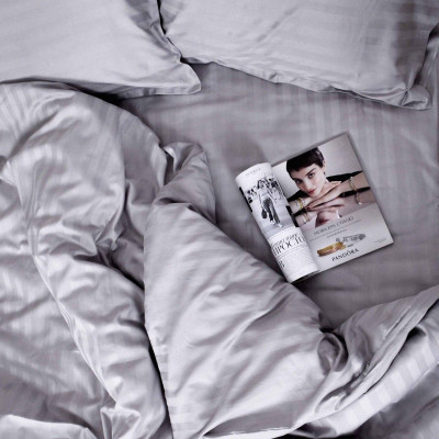 Постільна білизна Tiare 80 Сатин Страйп Кольоровий полуторний (80_Stripe_pl) Вінниця - фото 3