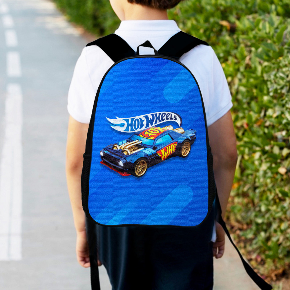 Рюкзак дитячий Хот Вілс "Hot Wheels" 34х27см, міський ранець для хлопчика з принтом (00395) Київ - фото 1