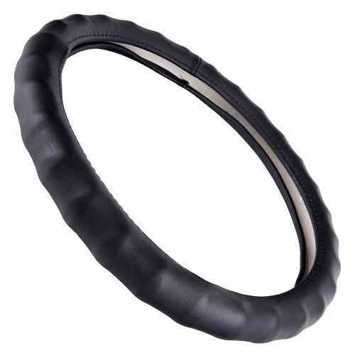 Чохол на кермо VLOD-L06 BK M чорний шкіряний з одним швом Харків