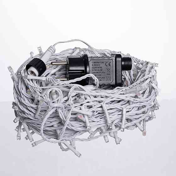 Гірлянда Нитка вулична 30 м 300 LED білий провід Мультиколір CF300L30MWML Коломыя