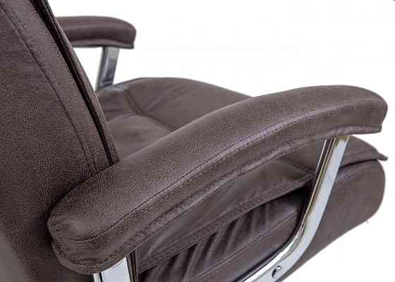 Офісне Крісло Керівника Richman Burgas Ameli Brown Хром М3 MultiBlock Коричневий Київ