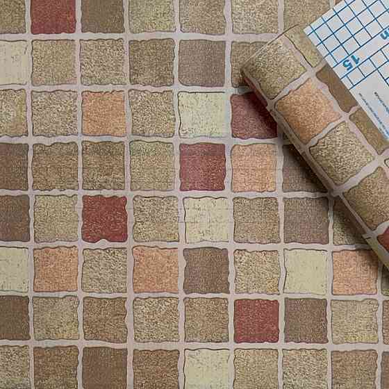 Самоклеющаяся пленка 0,45х10м х 0,07мм Красная мозаика SW-00000832 Днепр